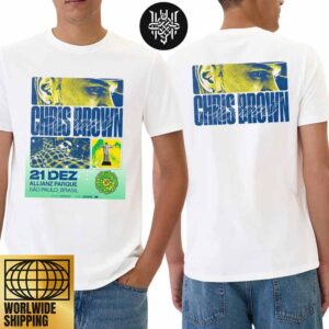 Chris Brown Concert At Allianz Parque In São Paulo On December 21st 2024 Fan Gifts Two Sides Unisex T Shirt