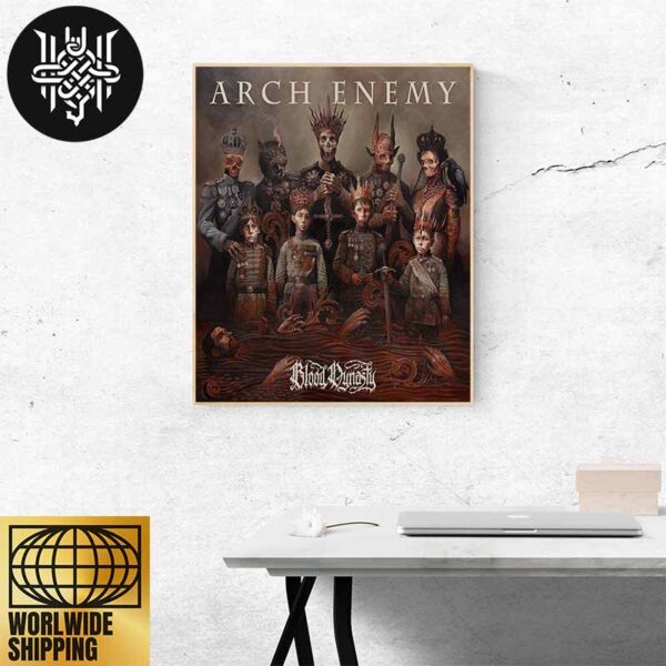 Arch Enemy BLOOD DYNASTY New Album For Fans Home Decor Poster Canvas