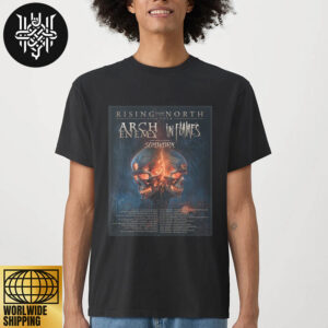 Arch Enemy RISING FROM THE NORTH TOUR 2024 Merch For Fan Unisex T-Shirt