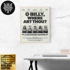 Billy Strings O Billy Where Art Thou Theme For Halloween Shows In Baltimore Home Decor Poster Canvas