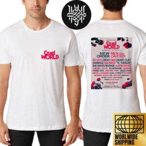 Cruel World Festival Lineup In Pasadena CA On May 17 2025 Two Sides Unisex T-Shirt