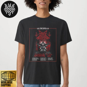 Dark Funeral Let The Devil In Europe Winter 2025 Tour Dates Unisex T-Shirt