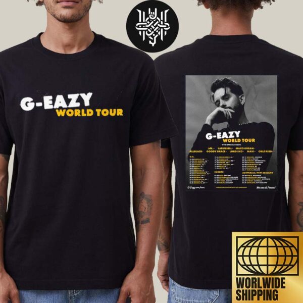 G-Eazy Freak Show World Tour Date 2024 2025 Fan Gifts Two Sides Unisex T-Shirt