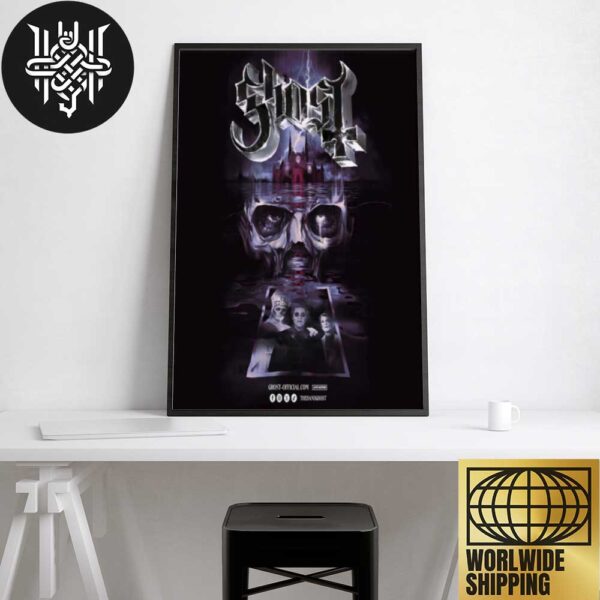 Ghost Band 2025 World Tour Artwork Home Decor Poster Canvas