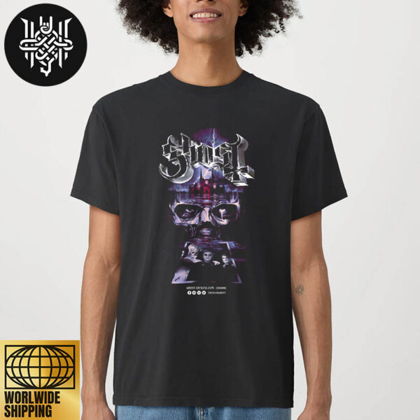 Ghost Band 2025 World Tour Artwork Unisex T-Shirt