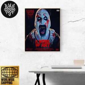 Ice Nine Kills A Work Of Art New Song For TERRIFIER 3 Movie Home Decor Poster Canvas