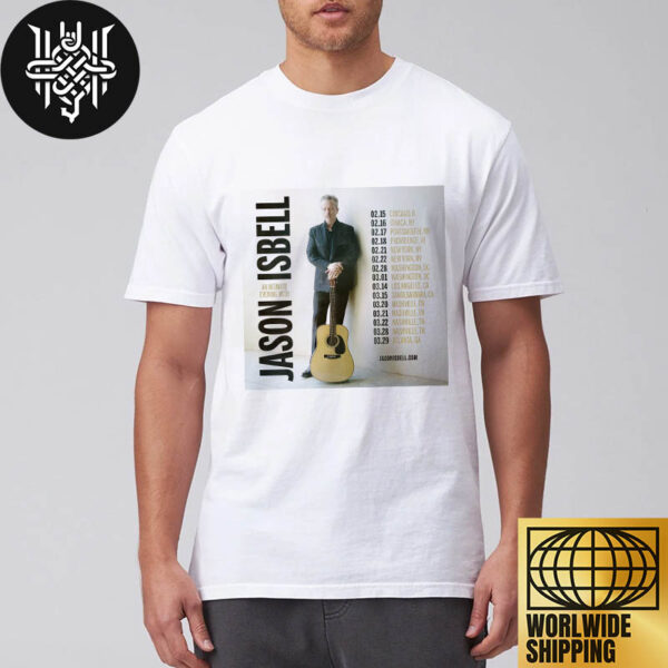 Jason Isbell 2025 Solo Tour Dates Unisex T-Shirt