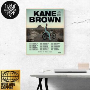 Kane Brown The High Road Tour Date 2025 Home Decor Poster Canvas