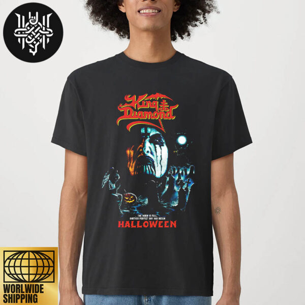 King Diamond Pumpkin Face The Moon Is Full Another Perfect Day Has Begun Halloween 2024 Unisex T-Shirt