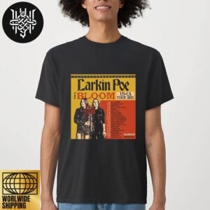 Larkin Poe The Bloom Tour US-CA 2025 Tour Dates Artwork Unisex T-Shirt