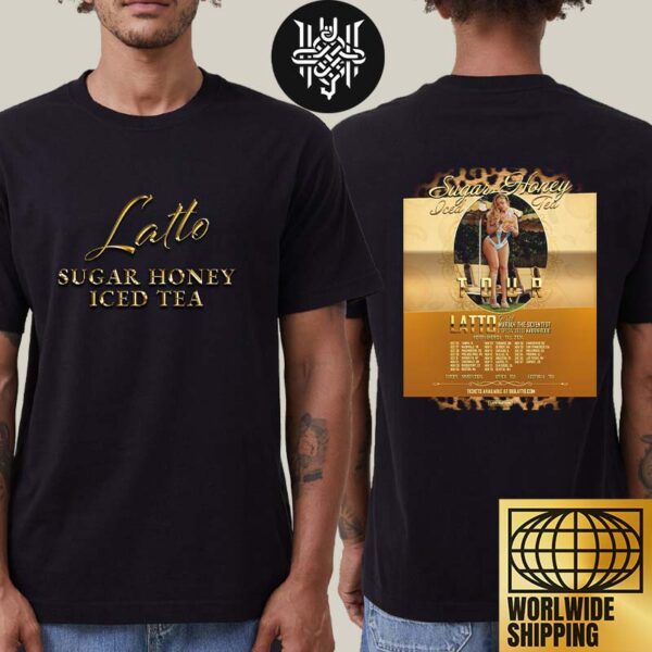 Latto The Sugar Honey Iced Tea Tour Date North America Fall 2024 Fan Gifts Two Sides Unisex T-Shirt