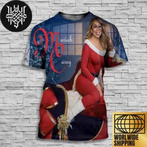 Mariah Carey All I Want For Christmas Is You New Cover Xmas 2024 Ver 2 All Over Print Shirt