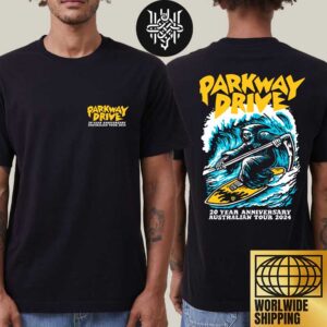 Parkway Drive 20 Year Surfing Reaper Artwork Unisex T-Shirt