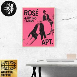 ROSÉ And Bruno Mars New Song APT. Home Decor Poster Canvas