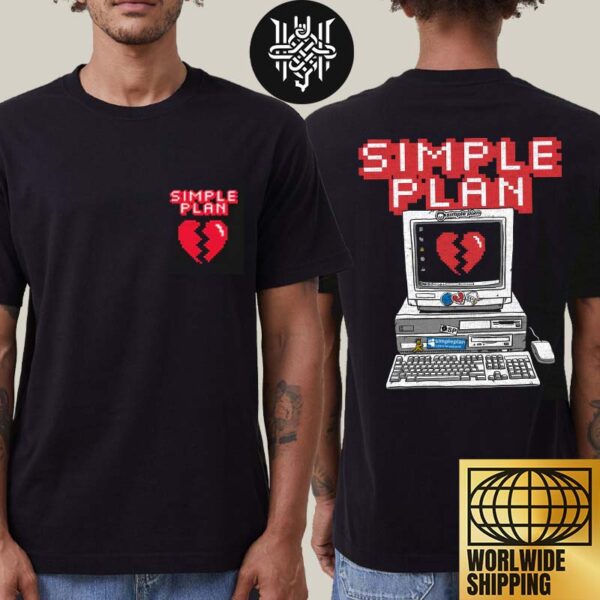 Simple Plan A Place For Friends 90’s Computer Myspace Unisex T-Shirt