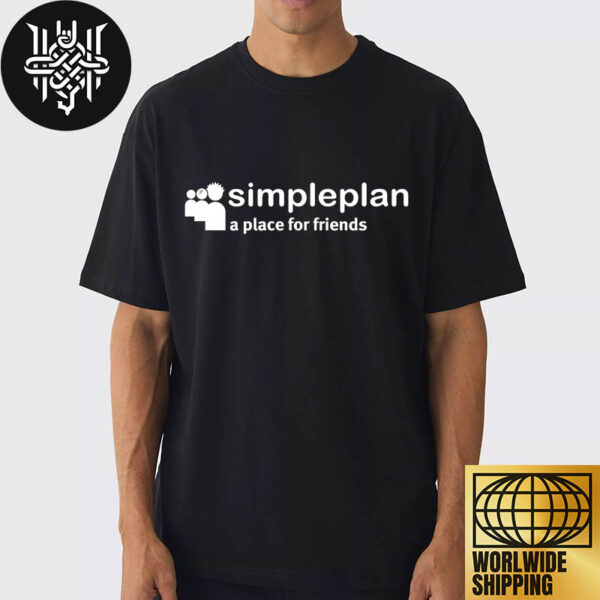 Simple Plan A Place For Friends Myspace Throw Back Unisex T-Shirt