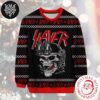 Slayer Band With Devil 666 Jesus Saves Slaaayerr 2024 Ugly Christmas Sweater