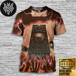 The Hellacopters Overdriver New Album Cover Artwork All Over Print Shirt