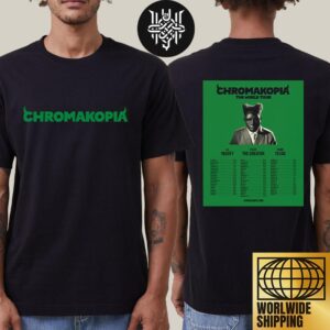 Tyler, the Creator Chromakopia World Tour Dates 2025 Feat Lil Yachty And Paris Texas Two Sides Unisex T-Shirt