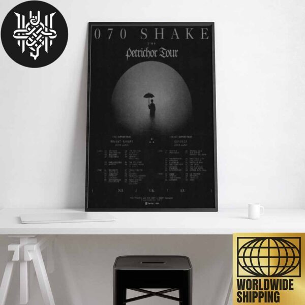 070 Shake The Petrichor Tour In The UK And EU 2025 Artwork Home Decor Poster Canvas