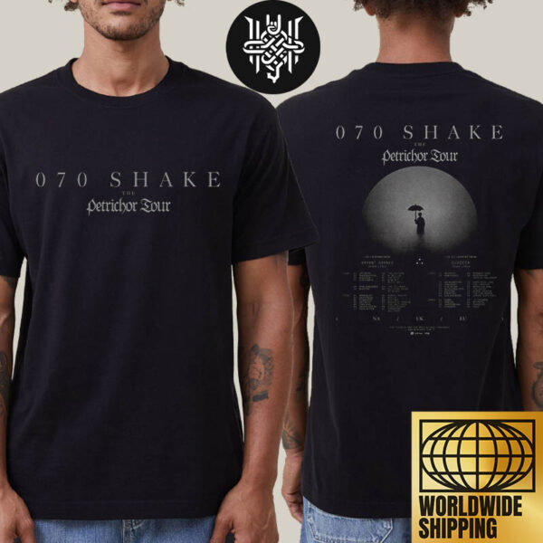 070 Shake The Petrichor Tour In The UK And EU 2025 Artwork Two Sides Unisex T-Shirt