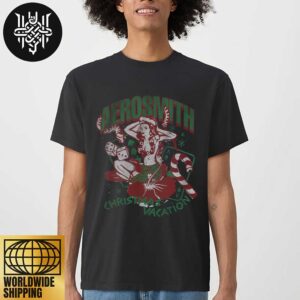 Aerosmith Christmas Vacation 2024 Xmas Artwork Unisex T-Shirt