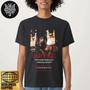 Baby Kia Show At Avondale Music Hall In Chicago On November 10 2024 Unisex T-Shirt