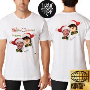 Bing Crosby And V Of BTS White Christmas Reimagined Version Artwork Two Sides Unisex T-Shirt