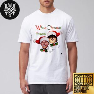 Bing Crosby And V Of BTS White Christmas Reimagined Version Artwork Unisex T-Shirt