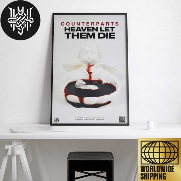 Counterparts Heaven Let Them Die New EP Cover Artwork Home Decor Poster Canvas