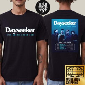 Dayseeker Latin America Tour Dates 2025 Artwork Two Sides Unisex T-Shirt