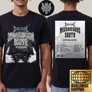 Denzel Curry Mischievous South World Tour 2025 Australia And New Zealand Tour Dates Artwork Unisex T-Shirt