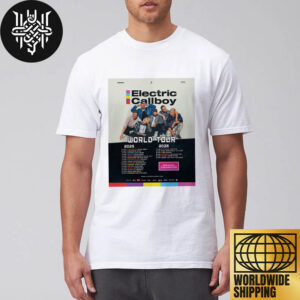 Electric Callboy World Tour 2025-2026 Tour Dates Unisex T-Shirt