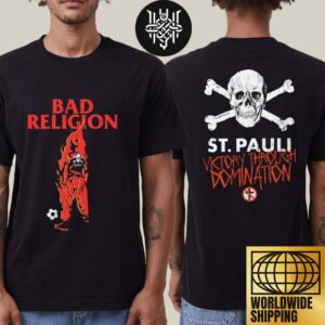 FC St Pauli x Bad Religion Victory Through Domination Artwork Unisex T-Shirt