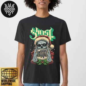 Ghost Band Snow Globe Xmas Gifts 2024 Unisex T-Shirt