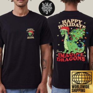 Imagine Dragon Cartoon Dragon Holiday 2024 Xmas Gifts Unisex T-Shirt