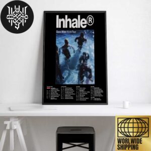 Inhaler Band Open Wide World Tour Dates Artwork Home Decor Poster Canvas