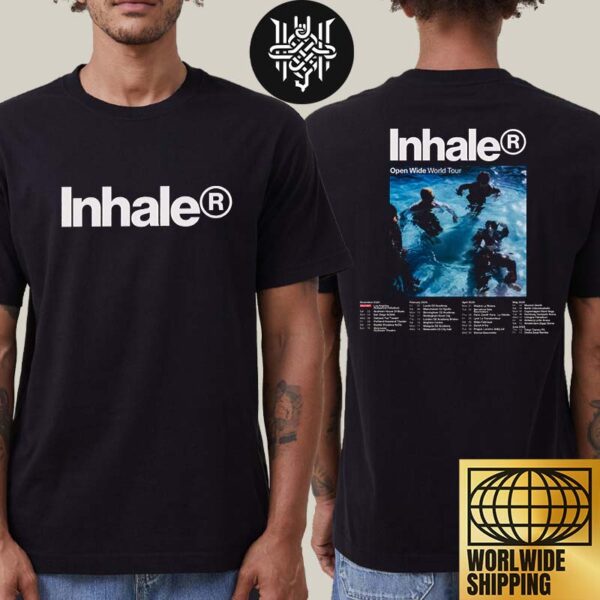 Inhaler Band Open Wide World Tour Dates Artwork Two Sides Unisex T-Shirt