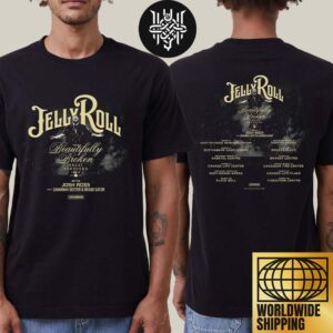 Jelly Roll The Beautifully Broken Great Northern Tour In Canada Tour Dates 2025 Two Sides Unisex T-Shirt