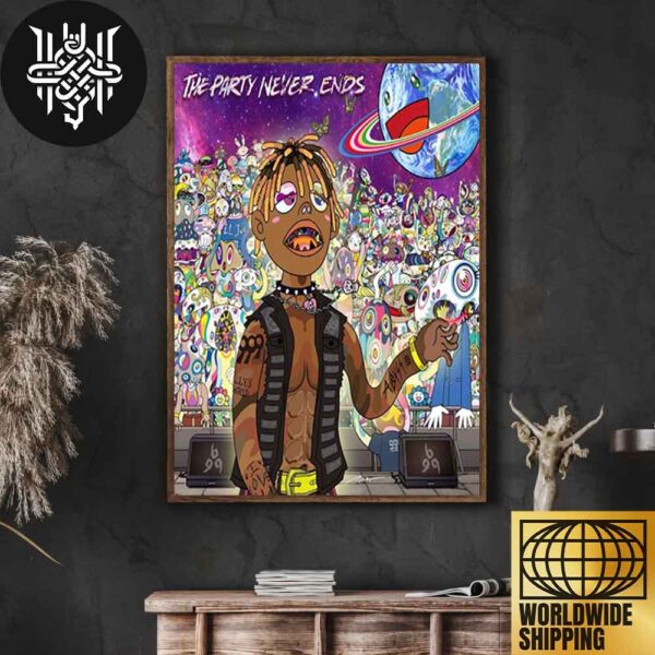 Juice WRLD New Album The Party Never Ends New Artwork Home Decor Poster Canvas