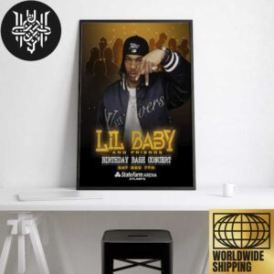 Lil Baby And Friends 5th Annual Birthday Bash Concert On December 7th 2024 Artwork Home Decor Poster Canvas