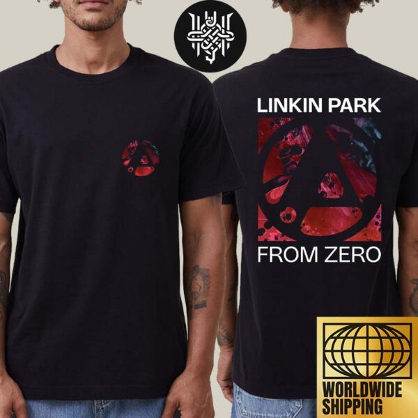 Linkin Park Merch From Zero Texture Signature Logo Unisex T-Shirt