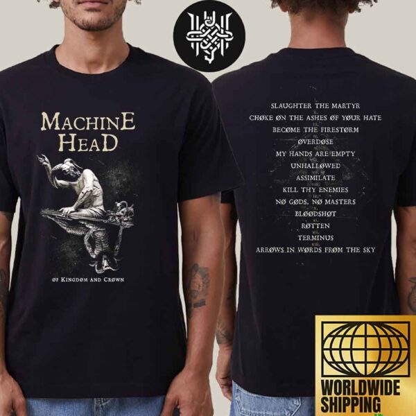 Machine Head Of Kingdom And Crown Artwork Unisex T-Shirt