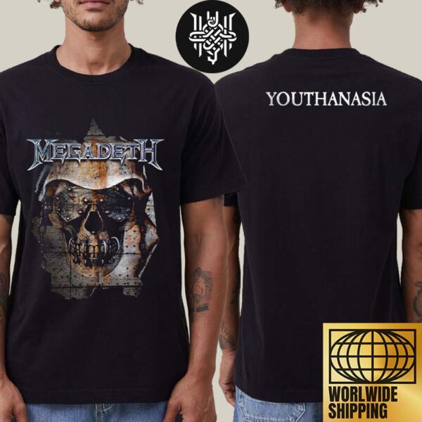 Megadeth Ripped Vic Youthanasia Unisex T-Shirt