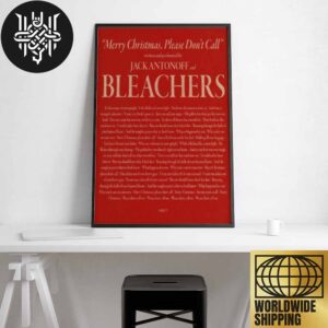 Merry Christmas, Please Don’t Call Single By Bleachers Art Cover Home Decor Poster Canvas