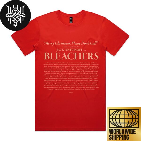 Merry Christmas, Please Don’t Call Single By Bleachers Art Cover Red Color Unisex T-Shirt