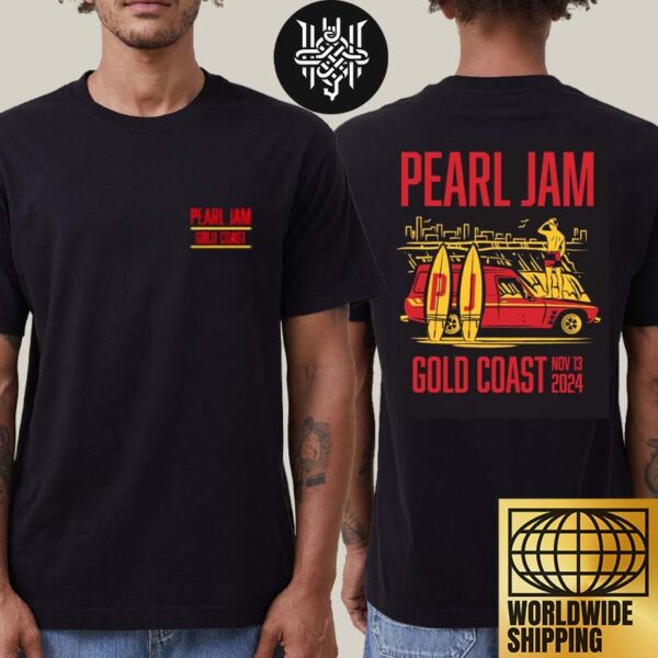 Pearl Jam Concert At People First Stadium Gold Coast Australia On November 13 2024 Event Unisex T-Shirt