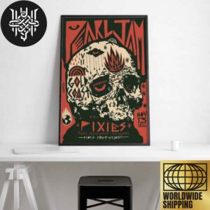 Pearl Jam Concert At People First Stadium Gold Coast Australia On November 13 2024 Home Decor Poster Canvas