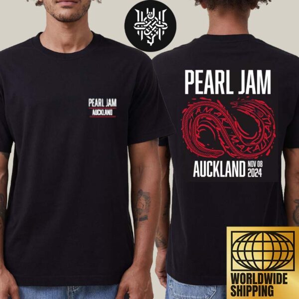 Pearl Jam Dark Matter World Tour 2024 In Auckland On November 08 2024 Artwork Unisex T-Shirt