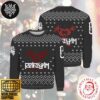 Pearl Jam Signature Logo With Skull And Snowflake Pattern Xmas Gifts 2024 Ugly Christmas Sweater